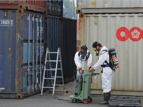 集裝箱熏蒸殺蟲方案